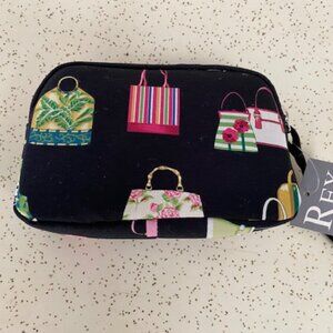 Rex Brand "Purse Themed" Wristet or Make-up Bag